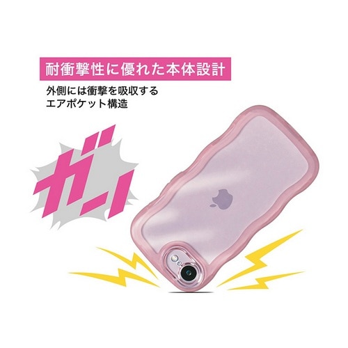 �b�n�b�n��������&nbsp;iPhone 17e/16e �Ή� �N���A�Ȃ��˂��˃P�[�X&nbsp;1818-17E16E-PINK