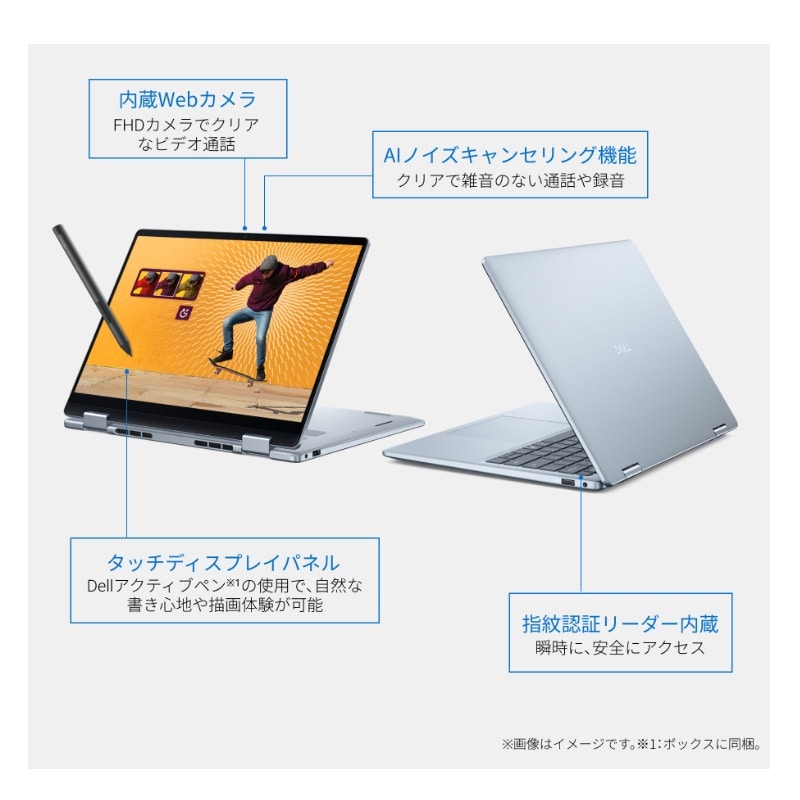 DELL 14インチ2-in-1ノートパソコン｜CCL54P-GHM3K｜[通販]ケーズデンキ
