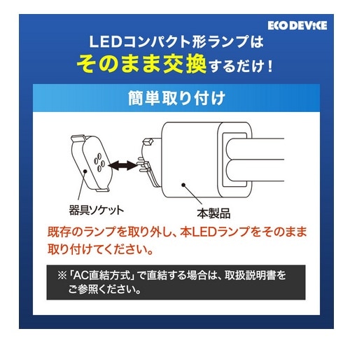 �G�R�f�o�C�X&nbsp;LED�d��&nbsp;EFDL13LED-W