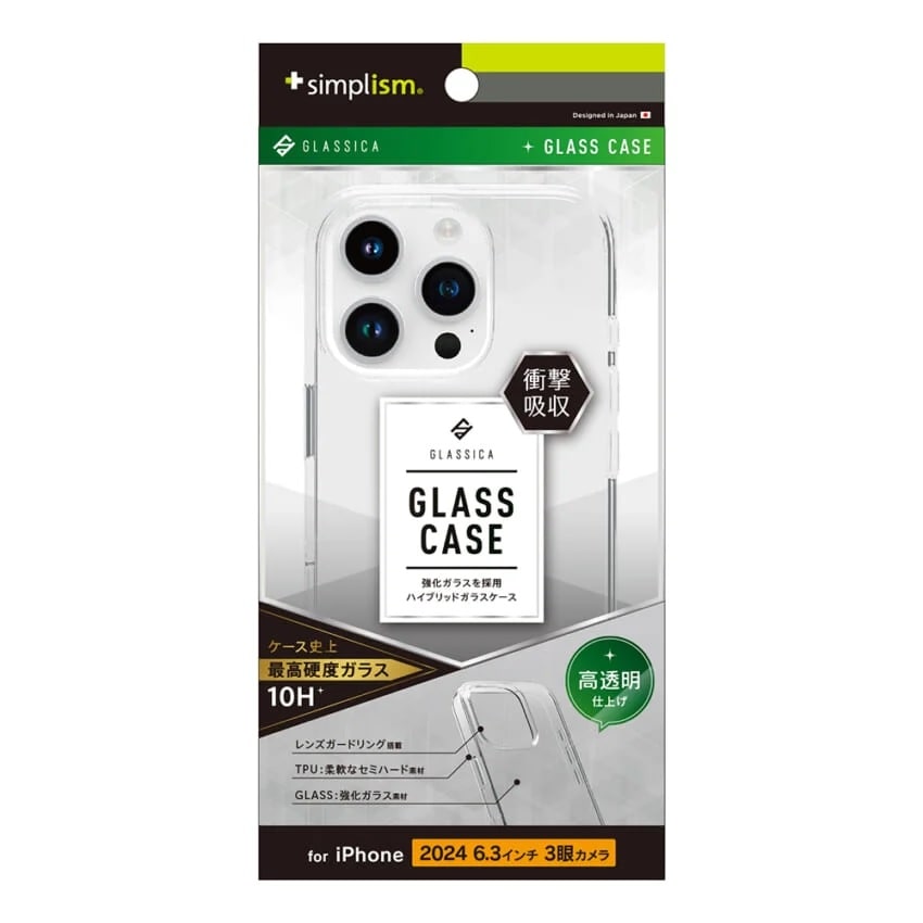 gjeB iPhone 16 Pro [GLASSICA] wʃKXP[X TR-IP24M3-CGC-PCCCL