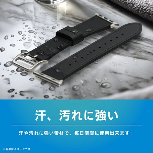 �g���j�e�B&nbsp;Apple Watch 42mm / 41mm / 40mm / 38mm �V���R�����U�[�o���h&nbsp;TR-AW26S-ABL-SIBK