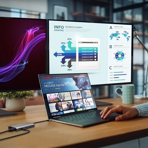 j5 create JCD397 USB3.2 MST USB-C 11in1 JCD397