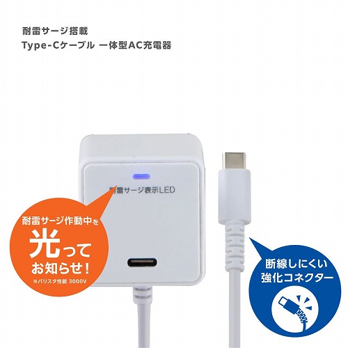 ELPA ϗUSB[di2j@USB-C|[gt CHCR-SPC20WH