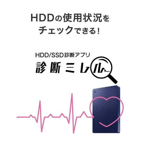 I-O DATA�i�A�C�E�I�[�E�f�[�^�@��j&nbsp;USB 5Gbps�iUSB 3.2 Gen1�j�Ή� �|�[�^�u���n�[�h�f�B�X�N�@�J�N���� Lite&nbsp;HDPH-UTV2NV