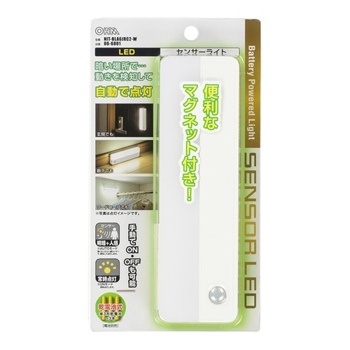 �I�[��&nbsp;LED�Z���T�[���C�g ���Ðl���Z���T�[ ���d�r��&nbsp;NIT-BLA6JRC2-W