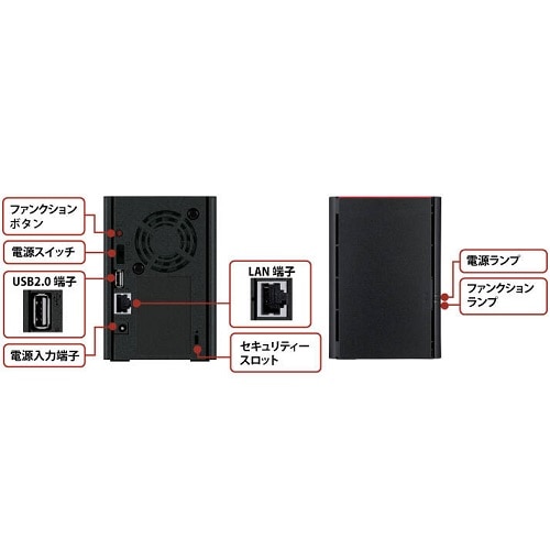 obt@[iBuffaloj LinkStationiNXe[Vj  RAID@\Ή lbg[NΉHDD(NAS)@LS220DGV[Y LS220D1202G