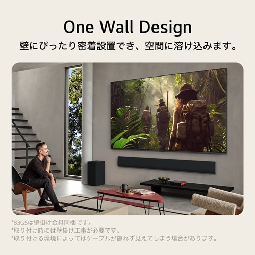LG 77V^@4K`[i[L@ELer@LG OLED evo AI G5@YouTubeΉ /NetflixΉ OLED77G5PJB