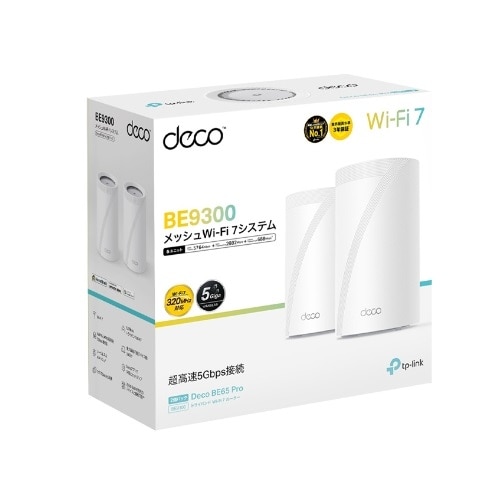 TP-LinkieB[s[Nj BE9300 gCohbVWi-Fi 7VXe(2pbN) Deco BE65 Pro 2P
