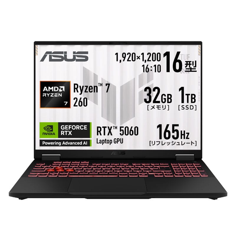 ASUSiGCX[Xj 16^Q[~Om[gp\R@ASUS TUF Gaming A16 FA608UM FA608UM-R7R5060