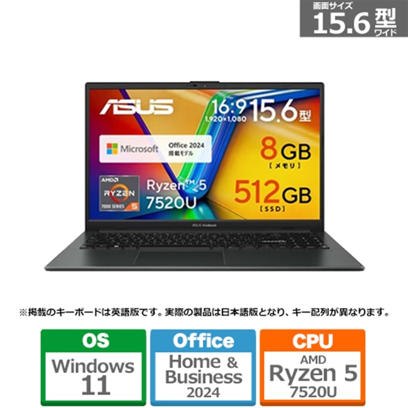 ASUSiGCX[Xj 15.6^m[gp\R@ASUS Vivobook Go 15 E1504FA E1504FA-R585KWS4