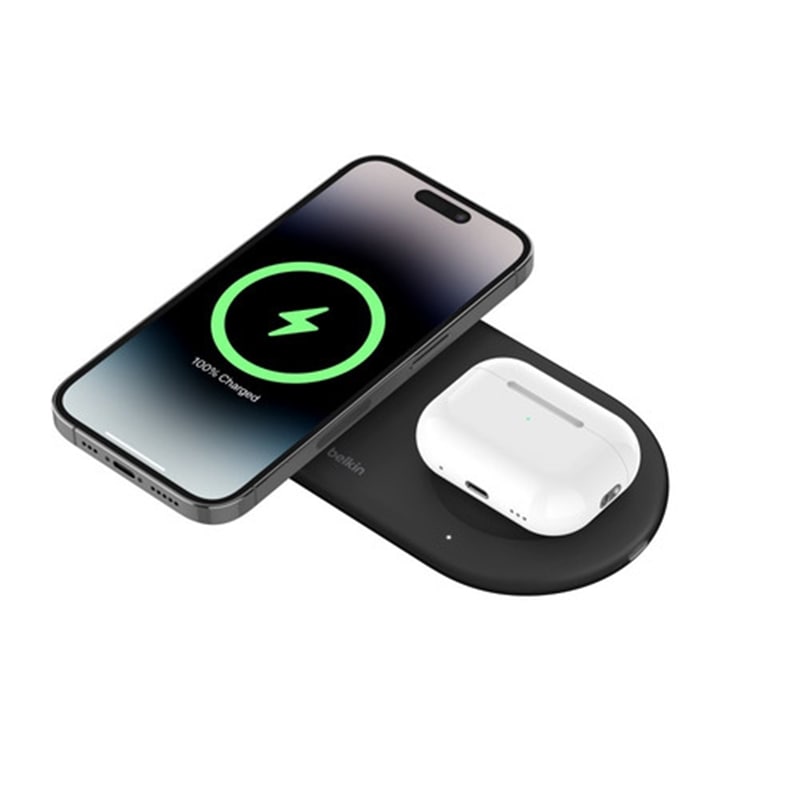BelkinixLj Belkin Qi2 2-in-1 CX[d WIZ021qcBK