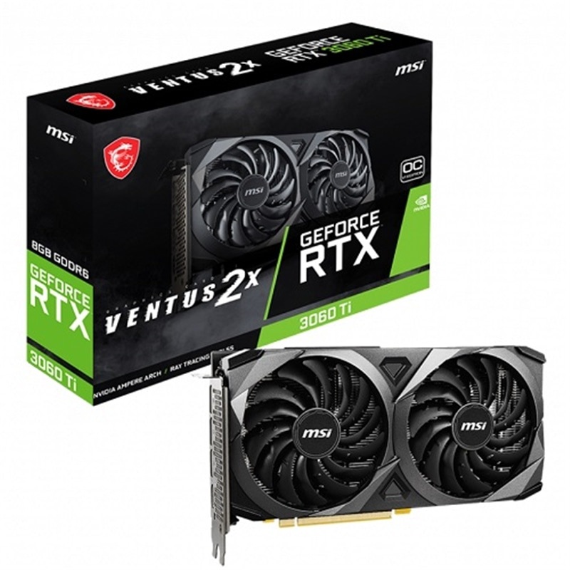 lrh NVIDIA GeForce RTX 3060 Ti ڃOtBbNXJ[h GeForce RTX 3060 Ti VENTUS 2X 8G OCV1 LHR