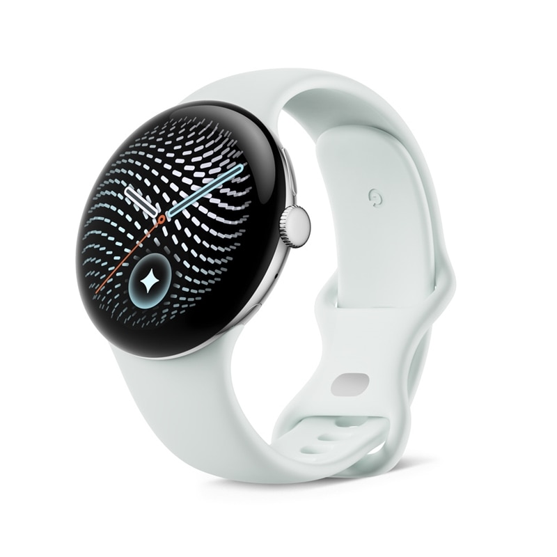 Google�i�O�[�O���j&nbsp;Google Pixel Watch 5(45 mm)Polished Silver �A���~�P�[�X/Fog �A�N�e�B�u �o���h(�� 2 ����)Wi-Fi&nbsp;GA10892-US(Pixel Watch5)