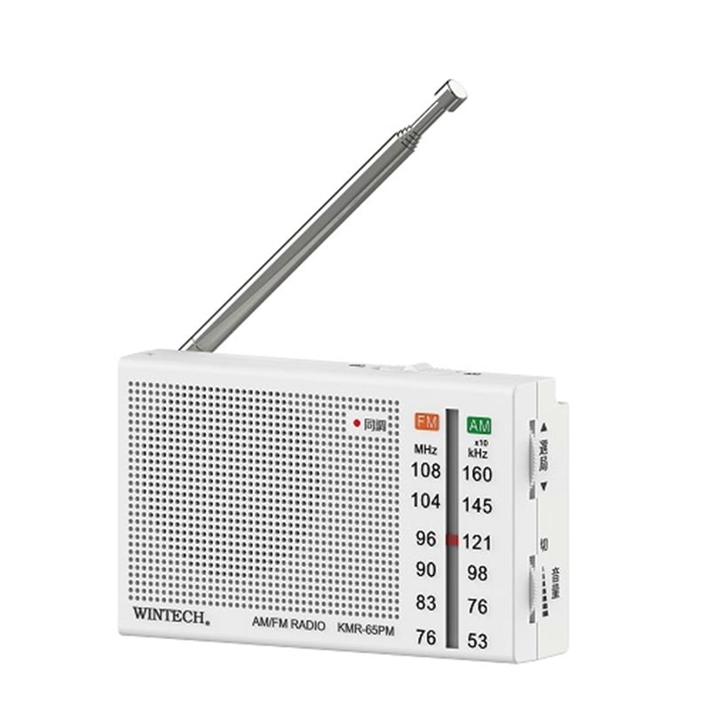 WINTECH&nbsp;AM/FM�|�[�^�u�����W�I(���^)&nbsp;KMR-65PM
