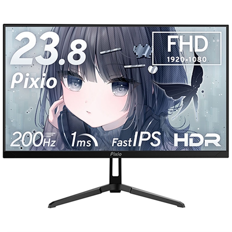 PixioisNVIj 23.8^ Q[~Oj^[ PX248 PIXIO WAVE BLACK PX248WAVE-O