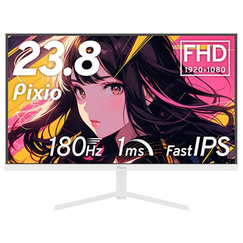 PixioisNVIj 23.8^ Q[~Oj^[ PX248 PRIME PLUS PIXIO WHITE PX248PPWH-PW