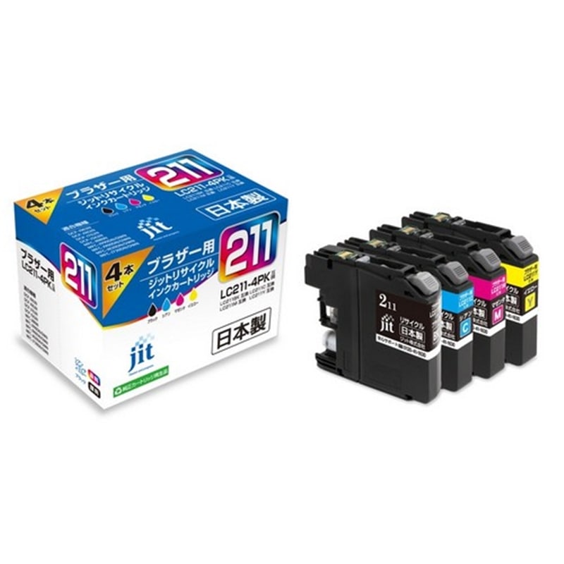 Wbg brother LC211-4PK 4FpbNΉ WbgTCNCNJ[gbW JIT-B2114P