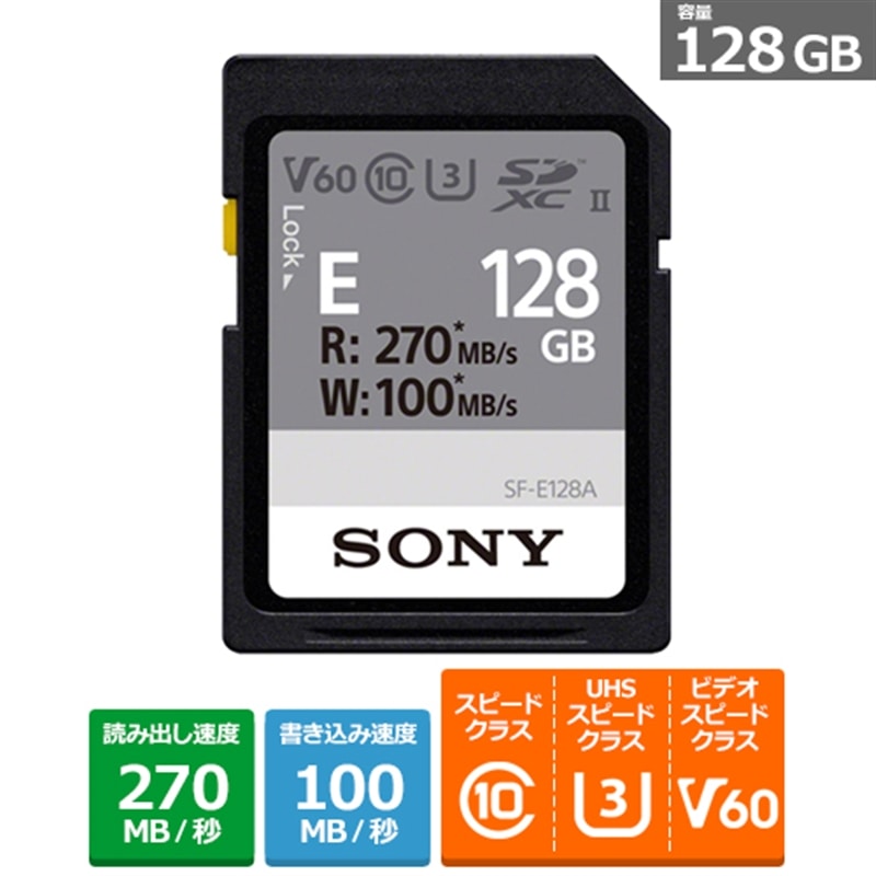 SONYi\j[j SDXC UHS-II [J[h SF-E128A T
