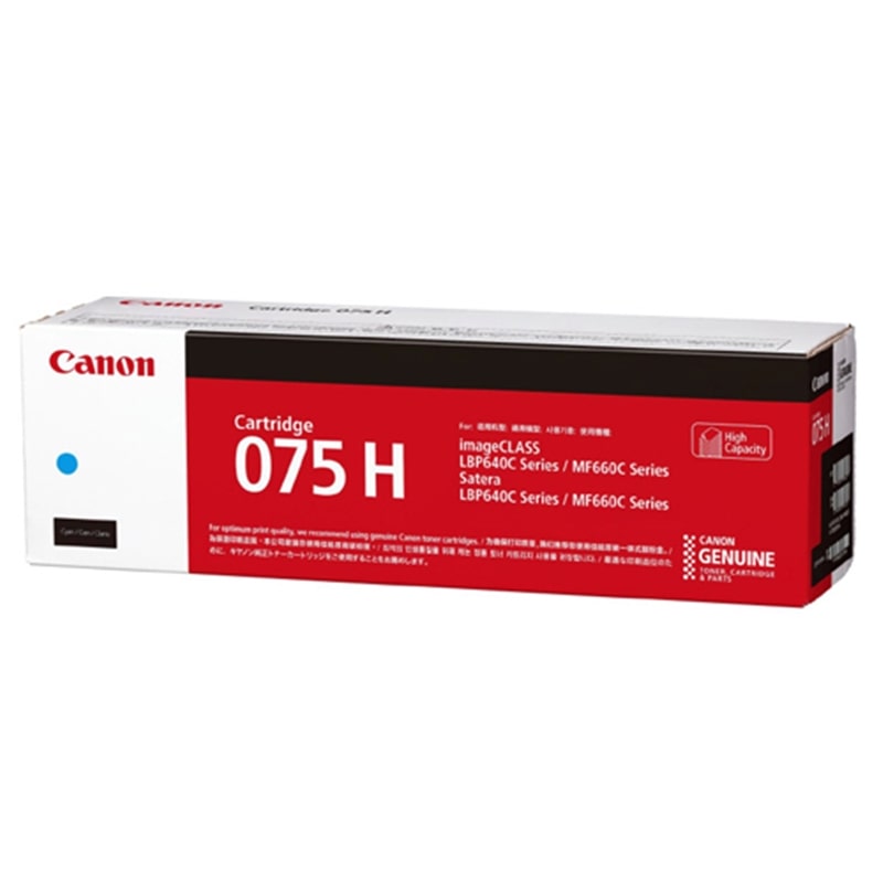 Canon�i�L���m���j&nbsp;�����g�i�[�J�[�g���b�W 075H C (�V�A��)&nbsp;CRG-075HCYN