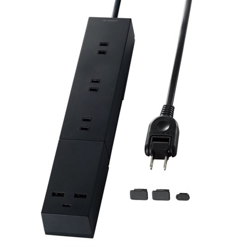 エレコム 32Wモジュール型USBタップ｜T-U03-3320BK｜[通販]ケーズデンキ