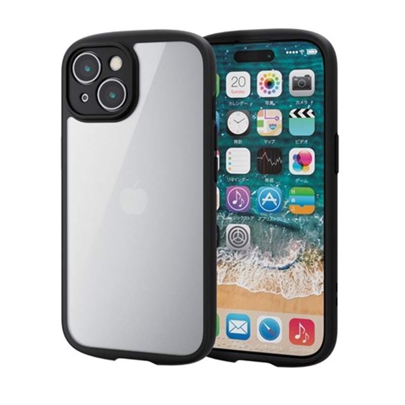 GR iPhone 15 TOUGH SLIM LITE t[J[ Ɍ PM-A23ATSLFCKBK