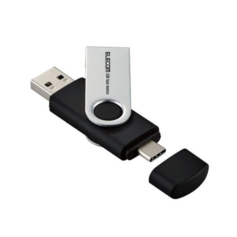 GR USB 64GB USB3.2(Gen1) y Type-C / USB A Ή z Lbv MF-TPC3064GBK
