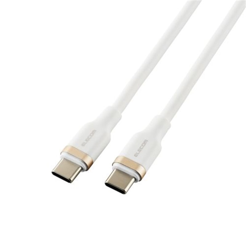 GR USB2.0P[u(USB Type-C - USB Type-C/100WΉ/Ȃ߂炩) MPA-CC5PSSA20WH