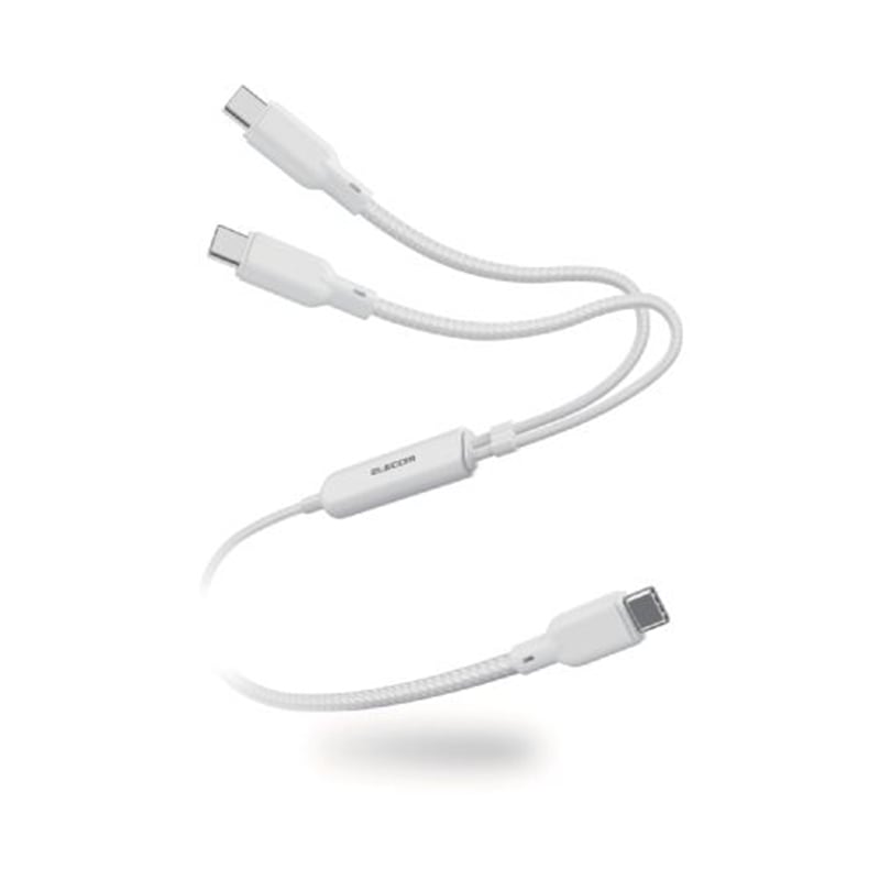 �G���R��&nbsp;USB Type-C(TM) - USB Type-C 2WAY�P�[�u��&nbsp;MPA-CCCA12WH
