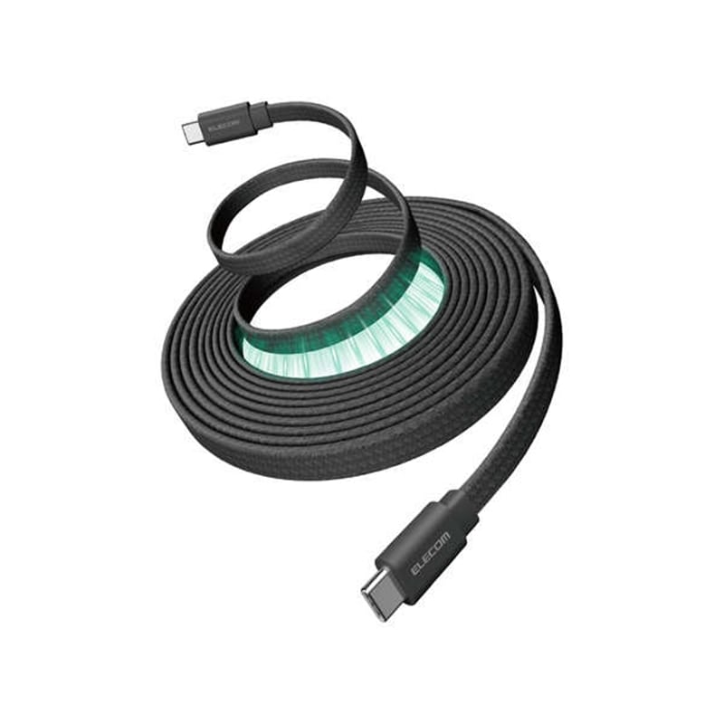 �G���R��&nbsp;�܂Ƃ܂�}�O�l�b�g�P�[�u��(USB Type-C - USB Type-C/�t���b�g)�@2.0m&nbsp;MPA-CCTMGF20BK