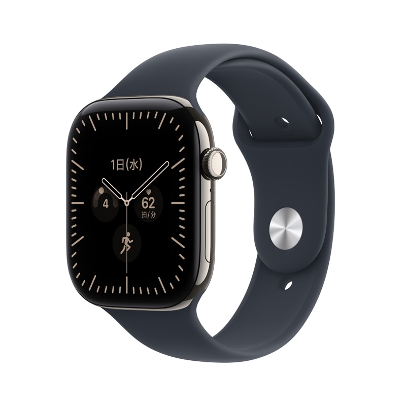 Apple�i�A�b�v���j&nbsp;Apple Watch Series 12�iGPS + Cellular���f���j- 46mm �`�^�j�E���P�[�X&nbsp;MJGN4X/A