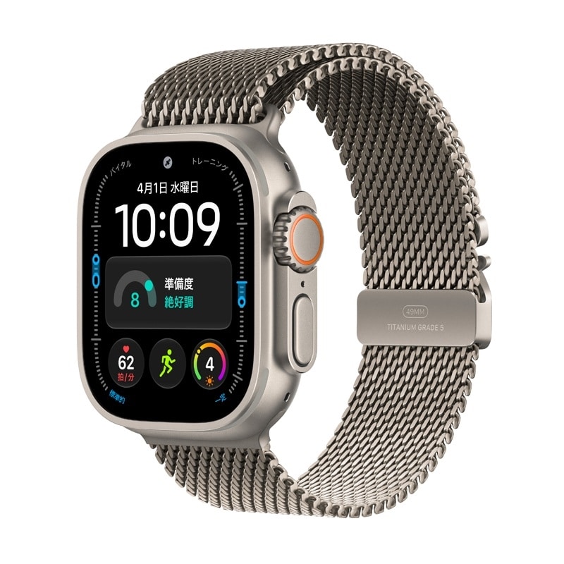 Apple�i�A�b�v���j&nbsp;Apple Watch Ultra 4�iGPS + Cellular���f���j- 49mm �`�^�j�E���P�[�X&nbsp;MJA84X/A