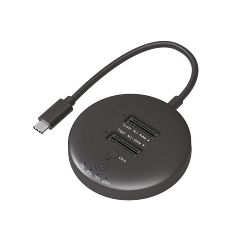 Ainex�i�A�C�l�b�N�X�j&nbsp;�N���[���Ή� USB 20Gbps M.2 NVMe SSD�X�^���h 2�X���b�g&nbsp;HDE-21