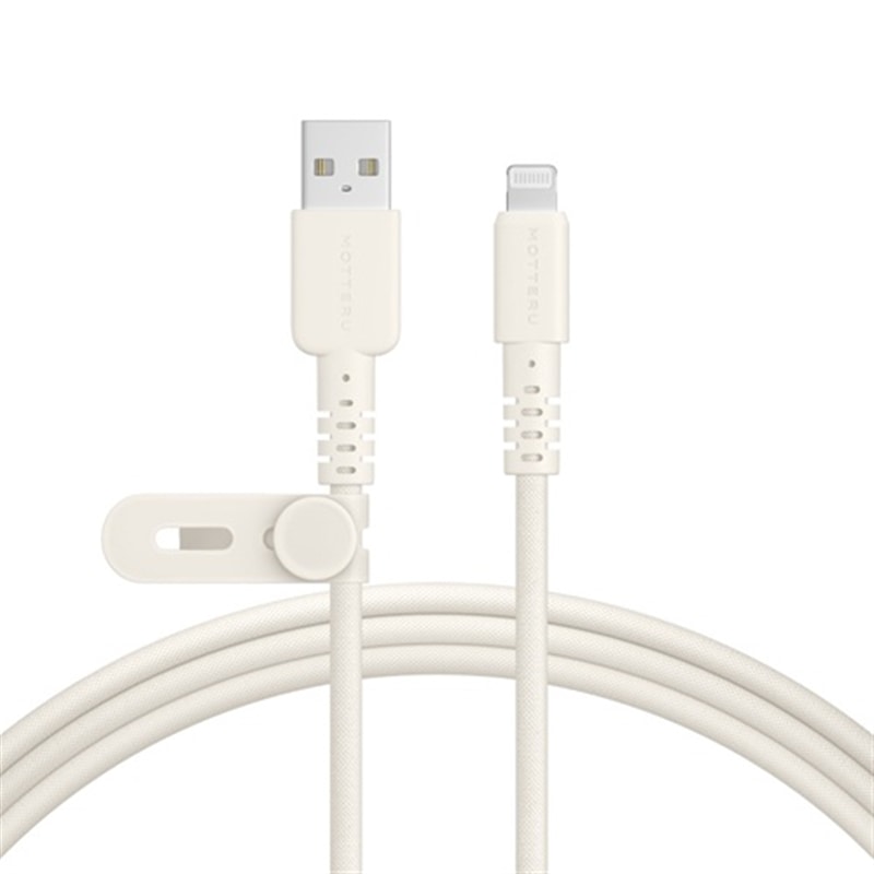 MOTTERU�i���b�e���j&nbsp;�҂ݍ��݂��炩�P�[�u�� USB-A to Lightning 1m&nbsp;MOT-AMIAL100Z-AM