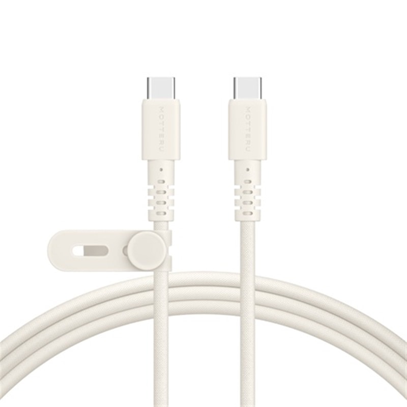 MOTTERU�i���b�e���j&nbsp;�҂ݍ��݂��炩�P�[�u�� USB-C to USB-C 1m&nbsp;MOT-AMICC100Z-AM