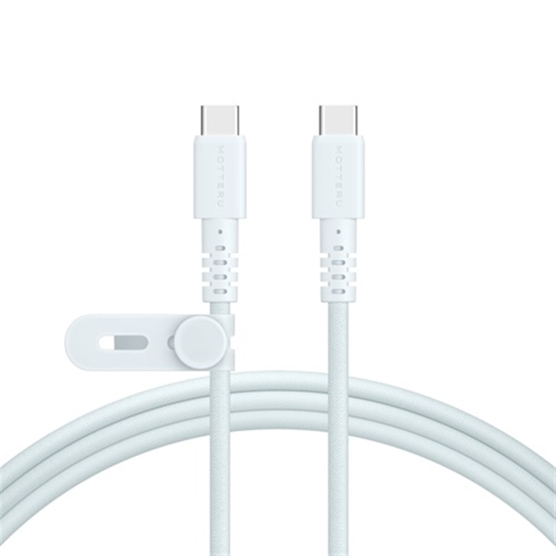 MOTTERU�i���b�e���j&nbsp;�҂ݍ��݂��炩�P�[�u�� USB-C to USB-C 1m&nbsp;MOT-AMICC100Z-GB
