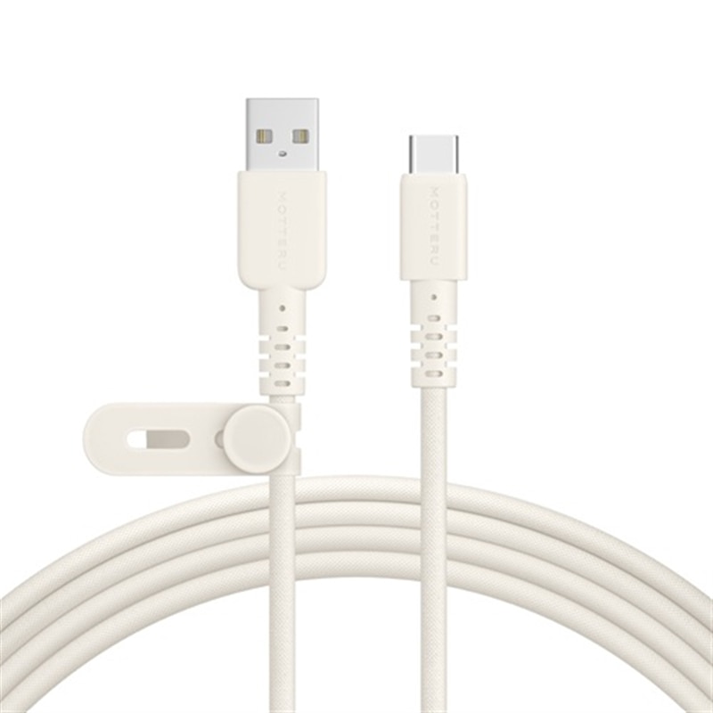 MOTTERU�i���b�e���j&nbsp;�҂ݍ��݂��炩�P�[�u�� USB-A to USB-C 2m&nbsp;MOT-AMIAC200Z-AM