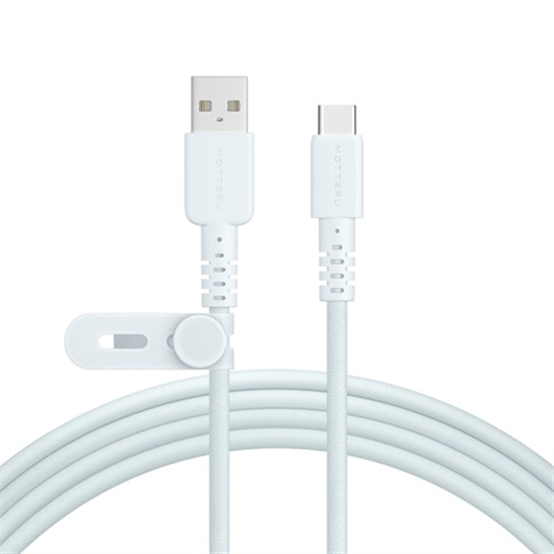 MOTTERU�i���b�e���j&nbsp;�҂ݍ��݂��炩�P�[�u�� USB-A to USB-C 2m&nbsp;MOT-AMIAC200Z-GB