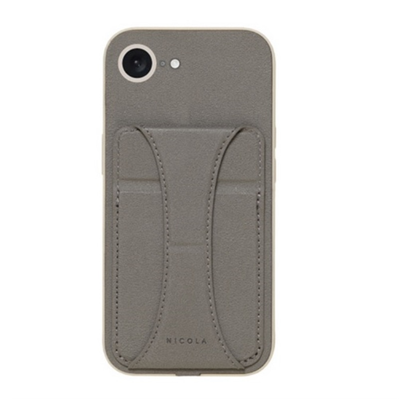 NATURAL design&nbsp;iPhone16e�Ή� �w�ʌ^�P�[�X�iNICOLA�j&nbsp;iP24SP-NIC02