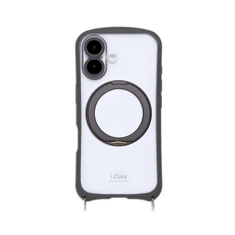 NATURAL design&nbsp;iPhone 17�Ή� �w�ʌ^�P�[�X�ii.Color+�j&nbsp;iP25-61-ICMG01
