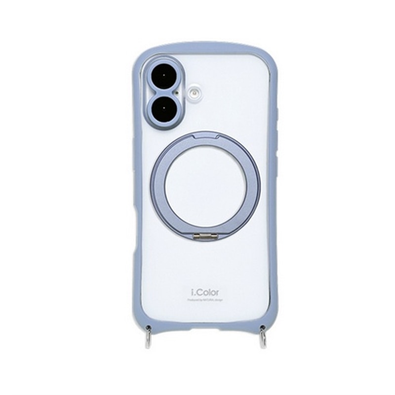 NATURAL design&nbsp;iPhone 17�Ή� �w�ʌ^�P�[�X�ii.Color+�j&nbsp;iP25-61-ICMG02