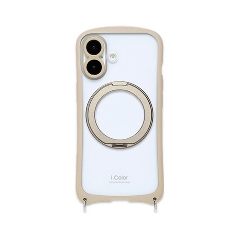 NATURAL design&nbsp;iPhone 17�Ή� �w�ʌ^�P�[�X�ii.Color+�j&nbsp;iP25-61-ICMG04