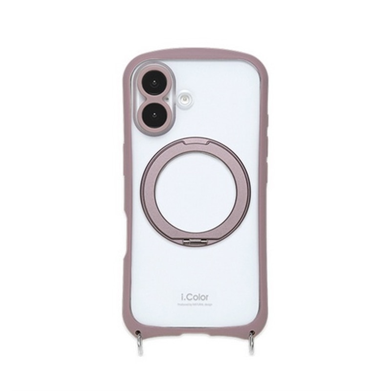 NATURAL design&nbsp;iPhone 17�Ή� �w�ʌ^�P�[�X�ii.Color+�j&nbsp;iP25-61-ICMG05