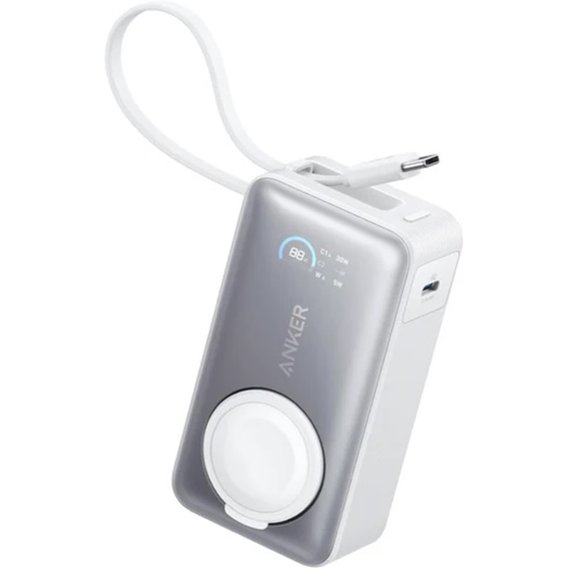 ANKER Anker MagGo Power Bank (10000mAh, 35W, For Apple Watch) A1657N21