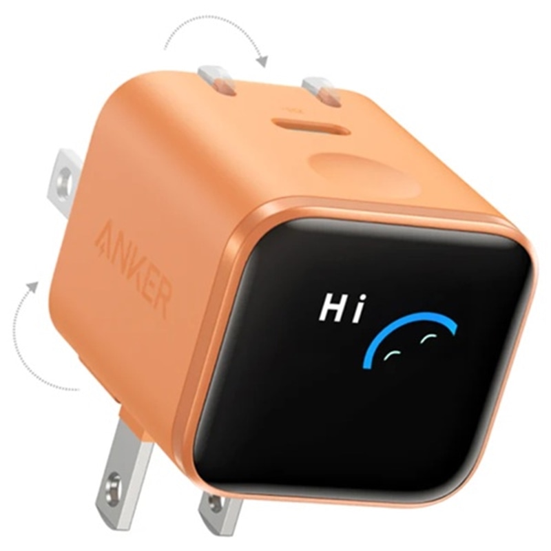 ANKER&nbsp;USB�}���[�d��@Anker Nano Charger (45W, Display, �X�C���O�v���O)&nbsp;A121DNO1