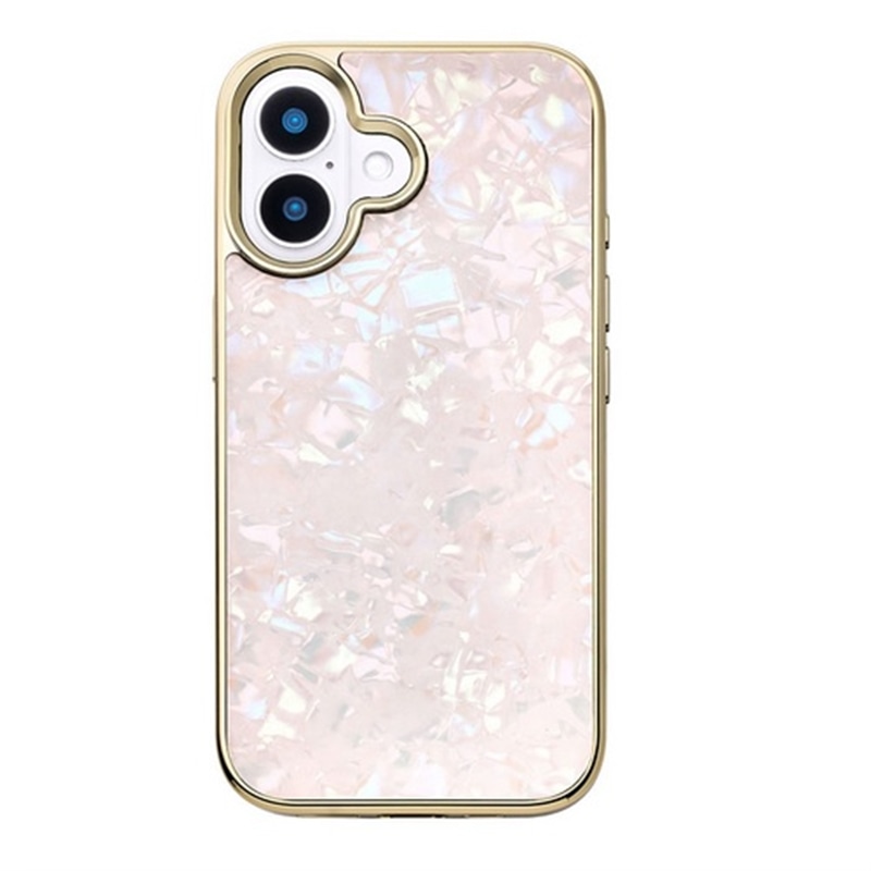 bbbteBA iPhone16Ή@OXVFP[XiGlass Shell Casej UNI-CSIP24M-0GSPN