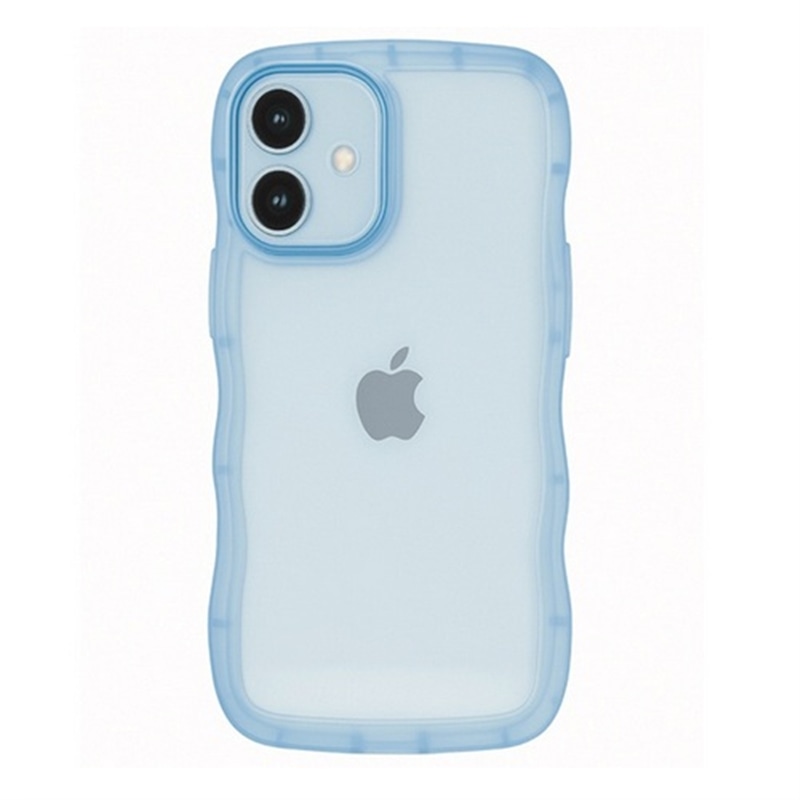 �b�n�b�n��������&nbsp;iPhone 17�Ή� �N���A�Ȃ��˂��˃P�[�X&nbsp;1818-17-BLUE