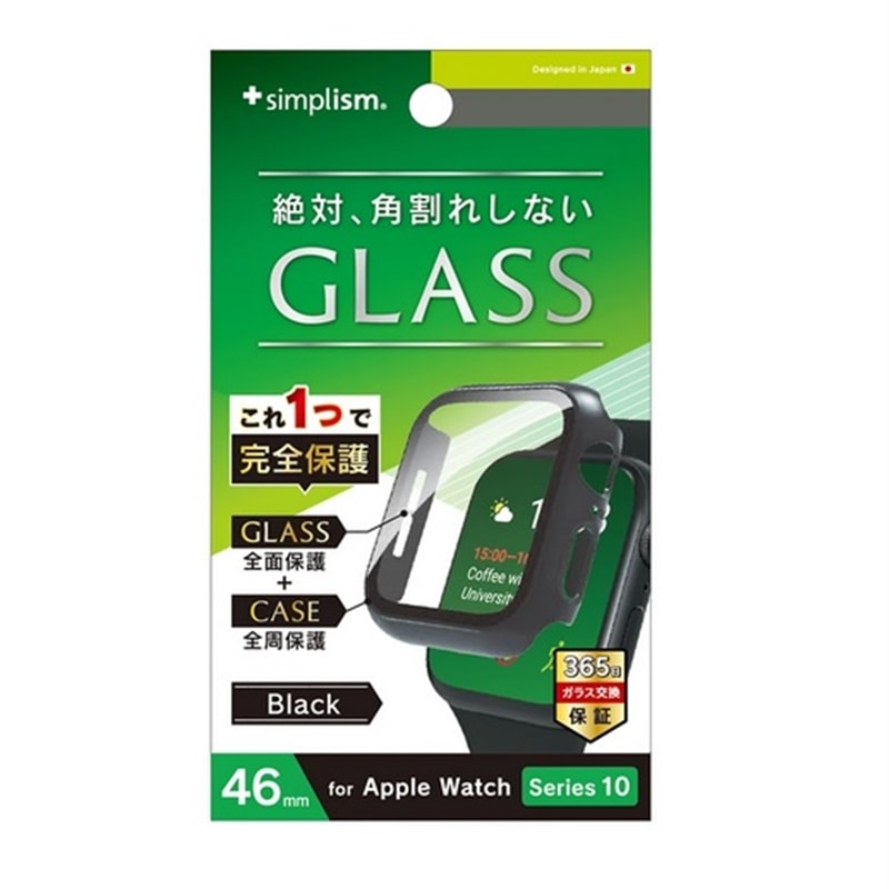 gjeB Apple Watch 46mm Series 10  KX̌^PCP[X TR-AW2446-GLPC-CCBK