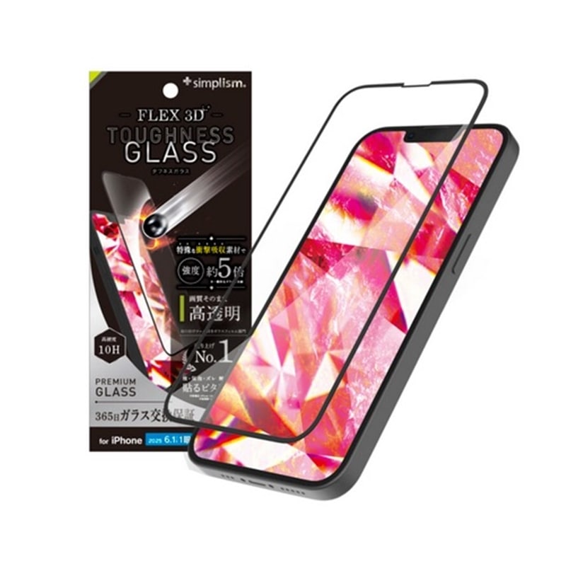 gjeB iPhone 16e / iPhone 14 / 13 / 13 Pro Ή t[KX TR-IP25S-G3-D3CCBK