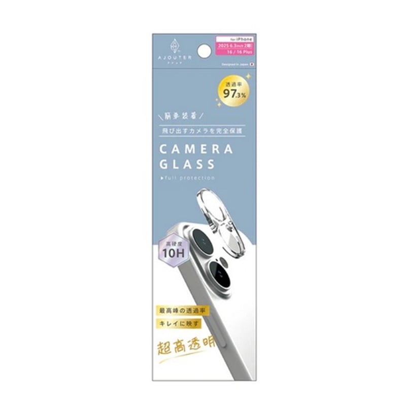 �g���j�e�B&nbsp;iPhone 17 / 16 / 16 Plus�Ή� ajouter�i�A�W���e�jPicPro�J���������Y�p�ی�K���X&nbsp;AJ-IP25M2-LCA-PSLCCL
