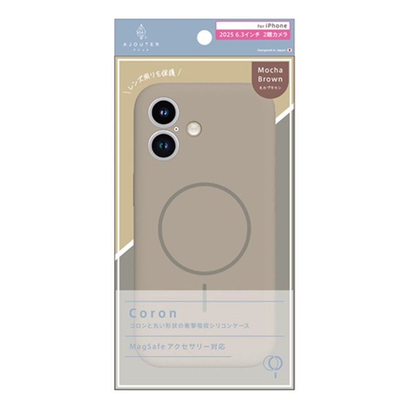 �g���j�e�B&nbsp;iPhone 17�p�@ajouter [Coron] MagSafe�Ή� �������݌v �Ռ��z���V���R���P�[�X&nbsp;AJ-IP25M2-CR-MBR